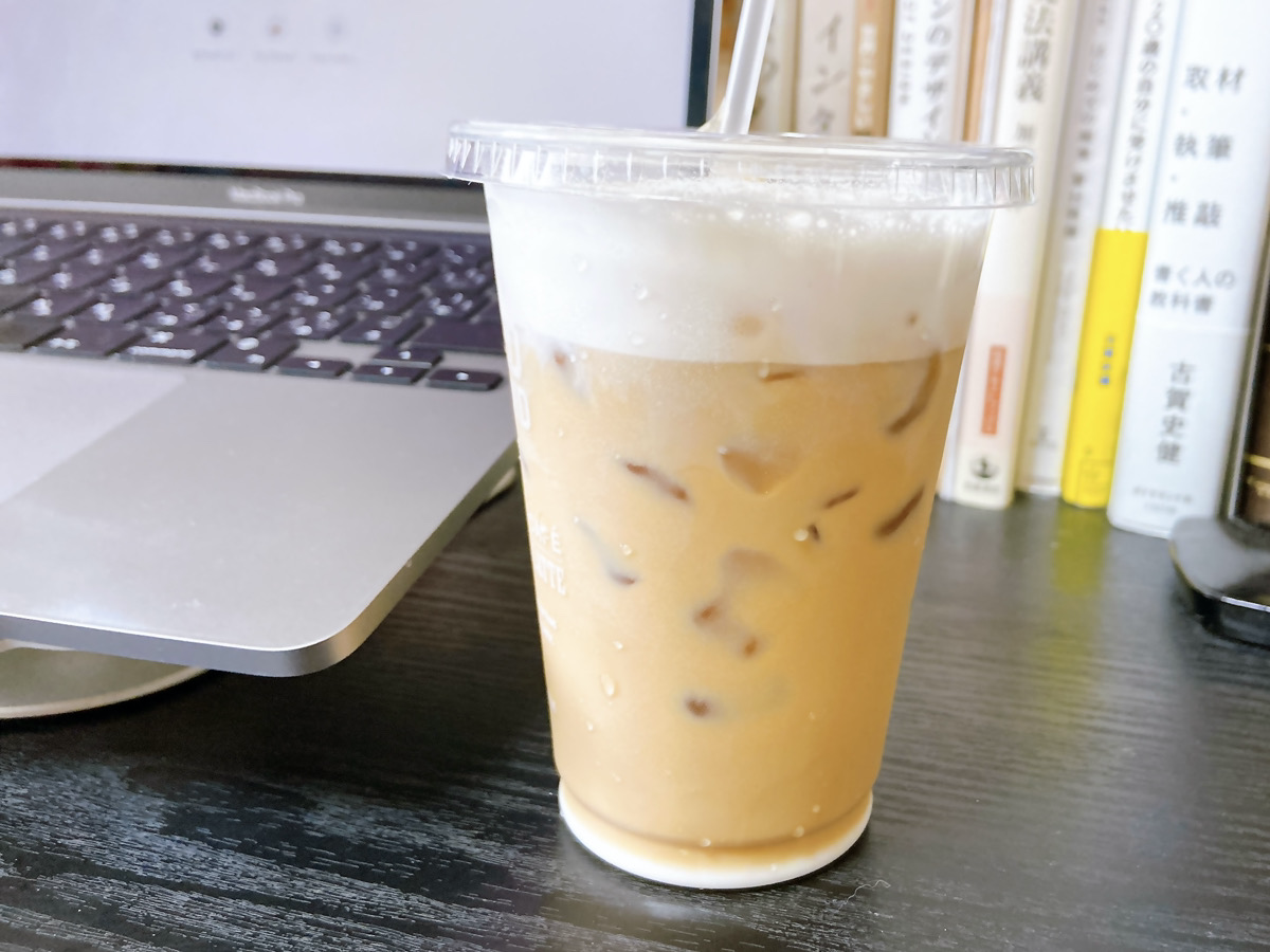 写真:購入したコンビニコーヒー