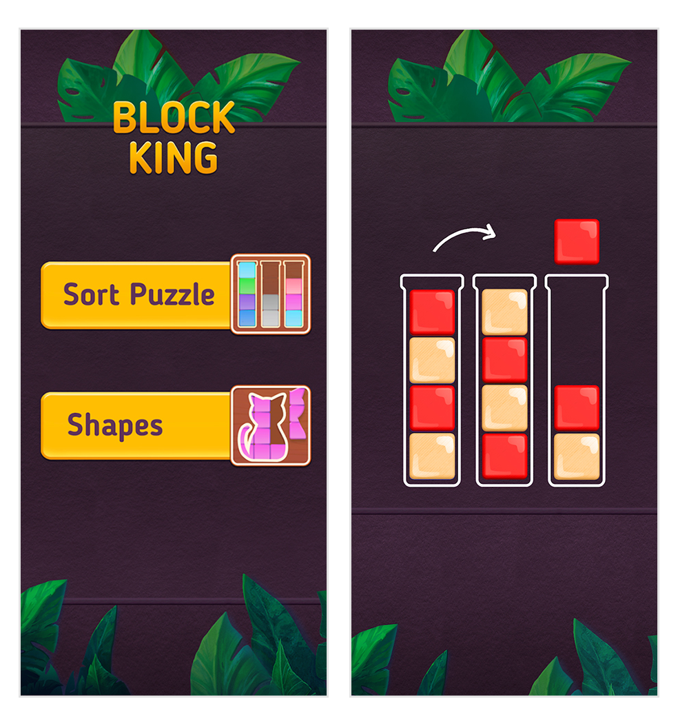 パズルゲーム「Block King」