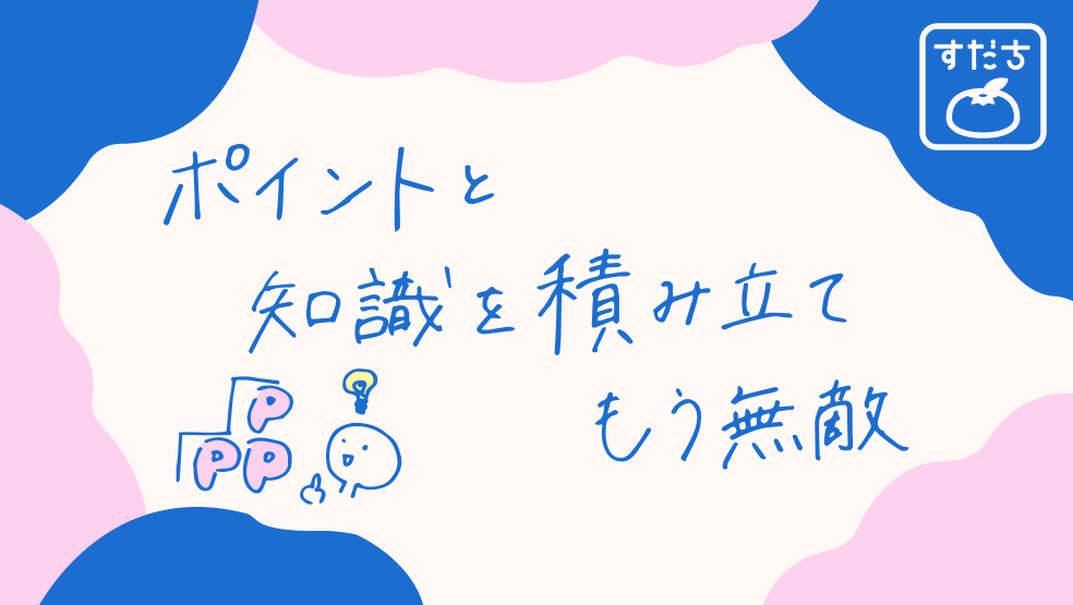 画像:<今日のすだちの一句>ポイントと 知識を積み立て もう無敵